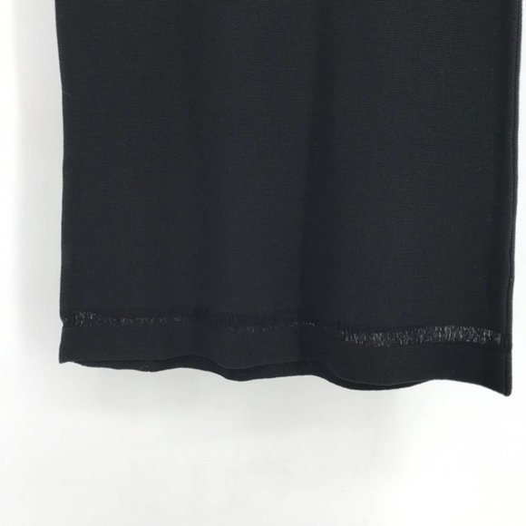 mo : vint Black Shirt Dress with Detail at Hem - Picture 2 of 6